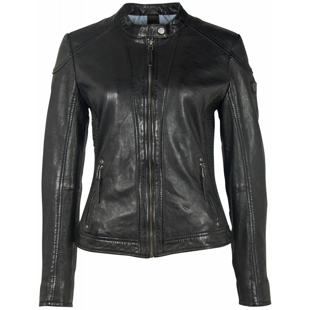 Geaca de Piele Dama Gipsy Neagra GWDanie LAAV - readytowear