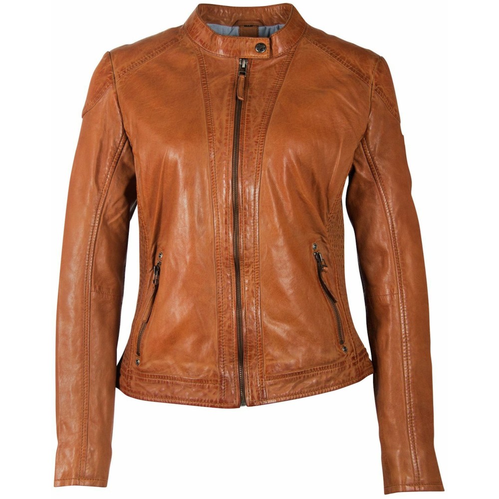 Geaca de Piele Dama Gipsy Coniac GWDanie LAAV Geaca de Piele Dama Gipsy Coniac GWDanie LAAV - readytowear.ro