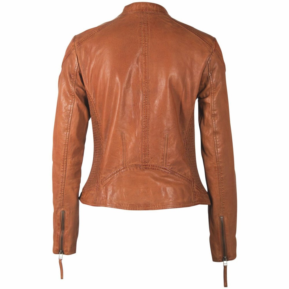 Geaca de Piele Dama Gipsy Coniac GWDanie LAAV Geaca de Piele Dama Gipsy Coniac GWDanie LAAV - readytowear.ro