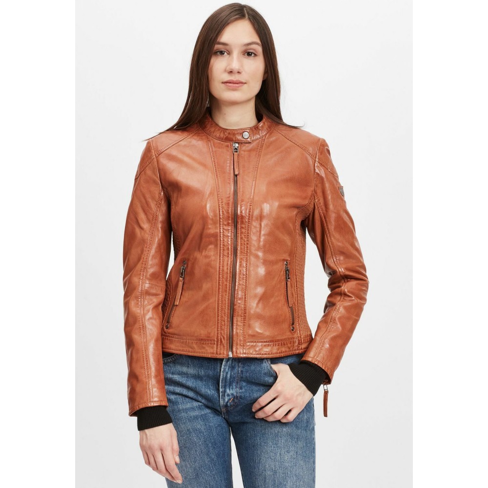 Geaca de Piele Dama Gipsy Coniac GWDanie LAAV Geaca de Piele Dama Gipsy Coniac GWDanie LAAV - readytowear.ro