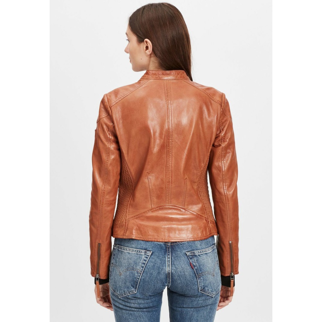 Geaca de Piele Dama Gipsy Coniac GWDanie LAAV – IMBRACAMINTE Geaca de Piele Dama Gipsy Coniac GWDanie LAAV – IMBRACAMINTE