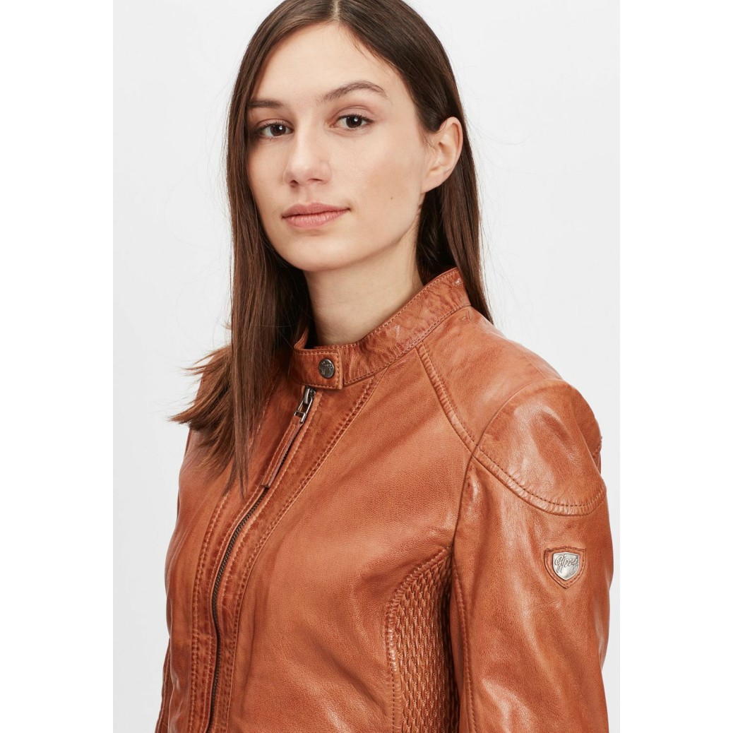 Geaca de Piele Dama Gipsy Coniac GWDanie LAAV – IMBRACAMINTE Geaca de Piele Dama Gipsy Coniac GWDanie LAAV – IMBRACAMINTE