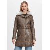 Geaca Lunga de Piele Dama Gipsy Gri Inchis GWDarcy LATEV Geaca Lunga de Piele Dama Gipsy Gri Inchis GWDarcy LATEV - readytowear.ro
