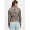 Geaca de Piele Dama Gipsy Gri GWEliza LAMAXV Geaca de Piele Dama Gipsy Gri GWEliza LAMAXV - readytowear.ro