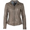 Geaca de Piele Dama Gipsy Gri GWEliza LAMAXV Geaca de Piele Dama Gipsy Gri GWEliza LAMAXV - readytowear