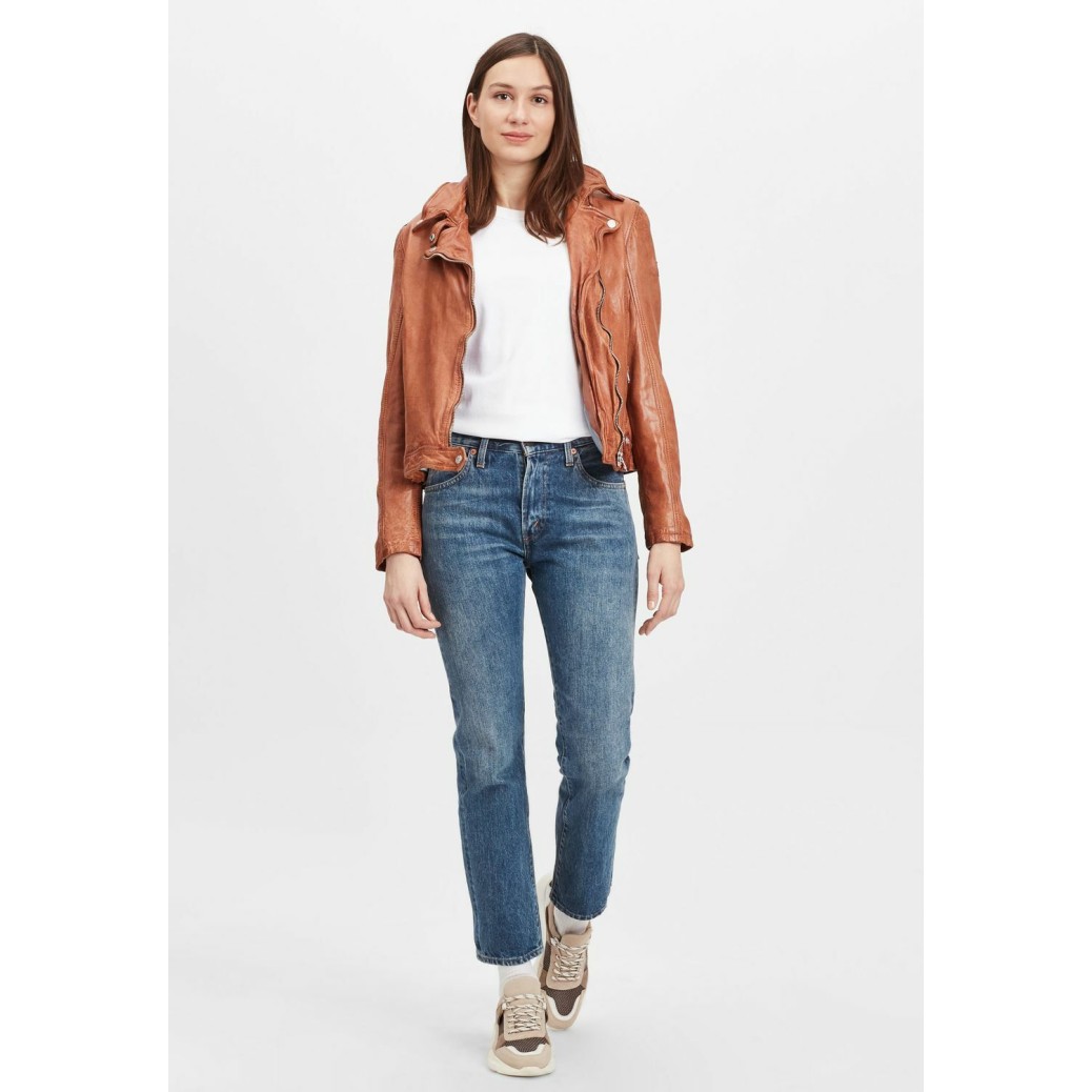 Geaca de Piele Dama Gipsy Coniac GWFancy LDAV – IMBRACAMINTE