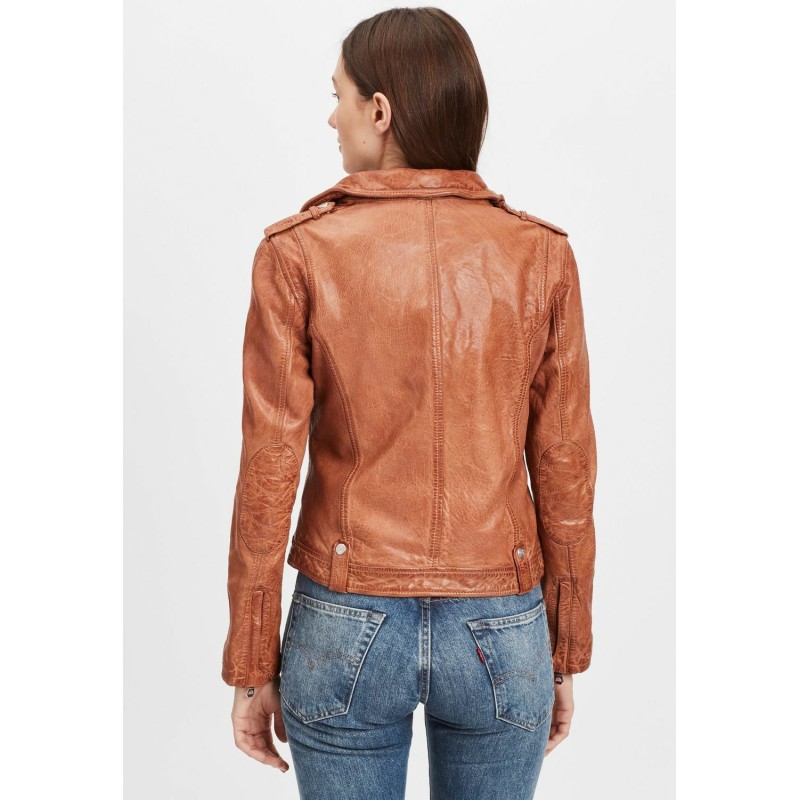 Geaca de Piele Dama Gipsy Coniac GWFancy LDAV – IMBRACAMINTE