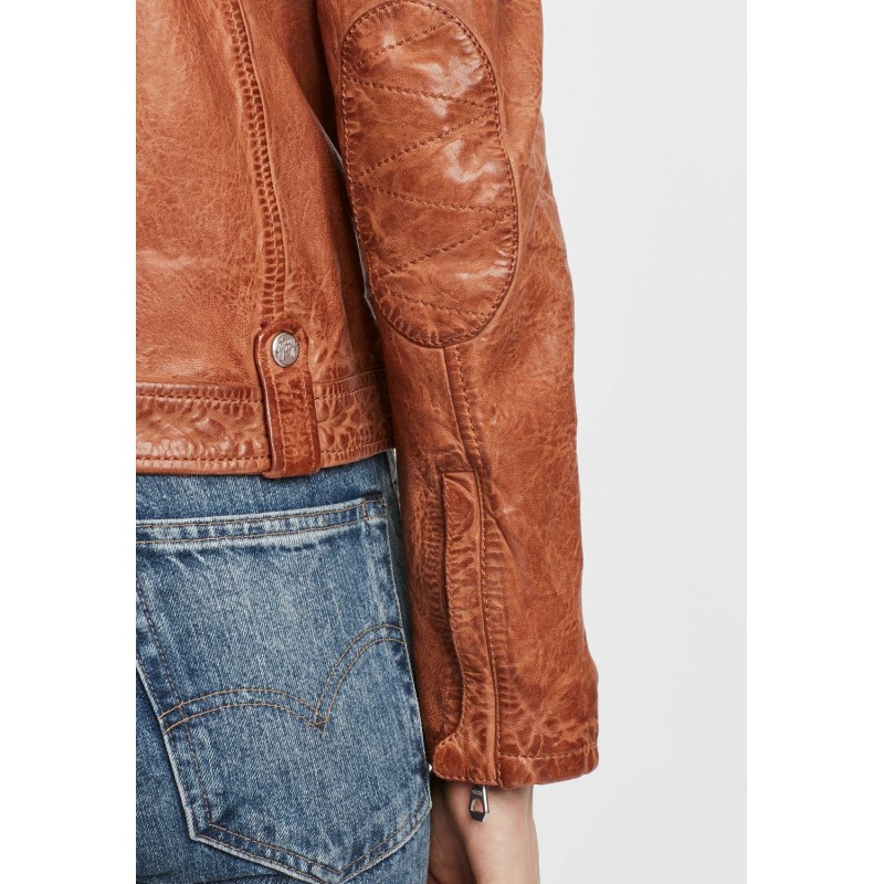 Geaca de Piele Dama Gipsy Coniac GWFancy LDAV – IMBRACAMINTE