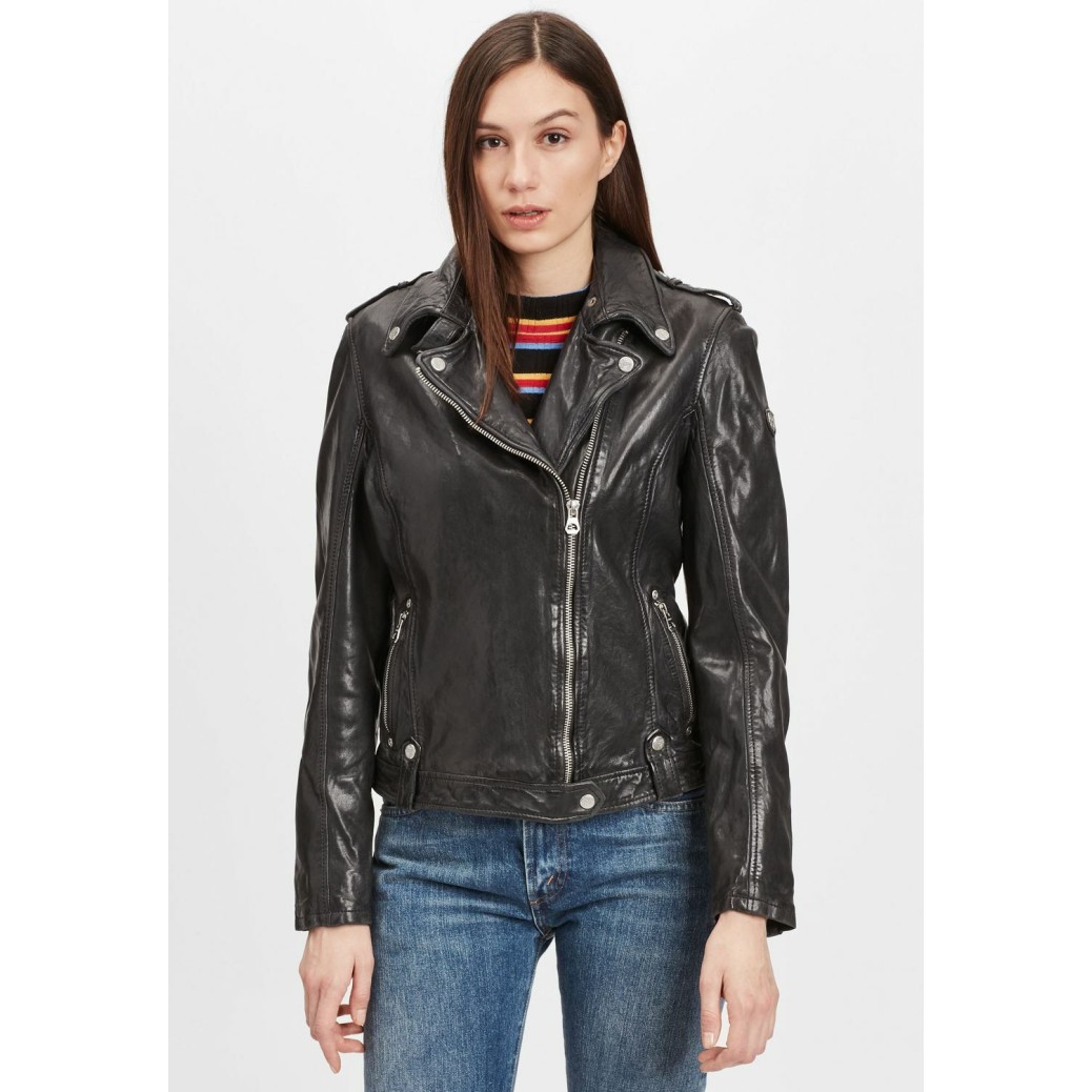 Geaca de Piele Dama Gipsy Bleumarin Inchis GWFancy LDAV – IMBRACAMINTE