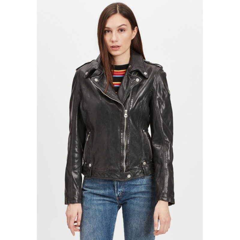 Geaca de Piele Dama Gipsy Bleumarin Inchis GWFancy LDAV – IMBRACAMINTE