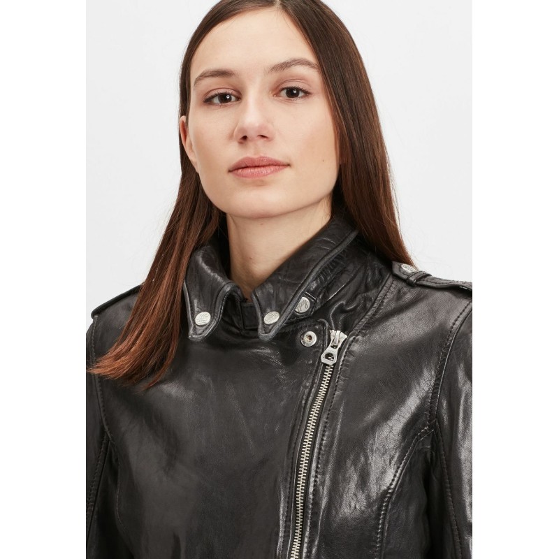 Geaca de Piele Dama Gipsy Bleumarin Inchis GWFancy LDAV – IMBRACAMINTE