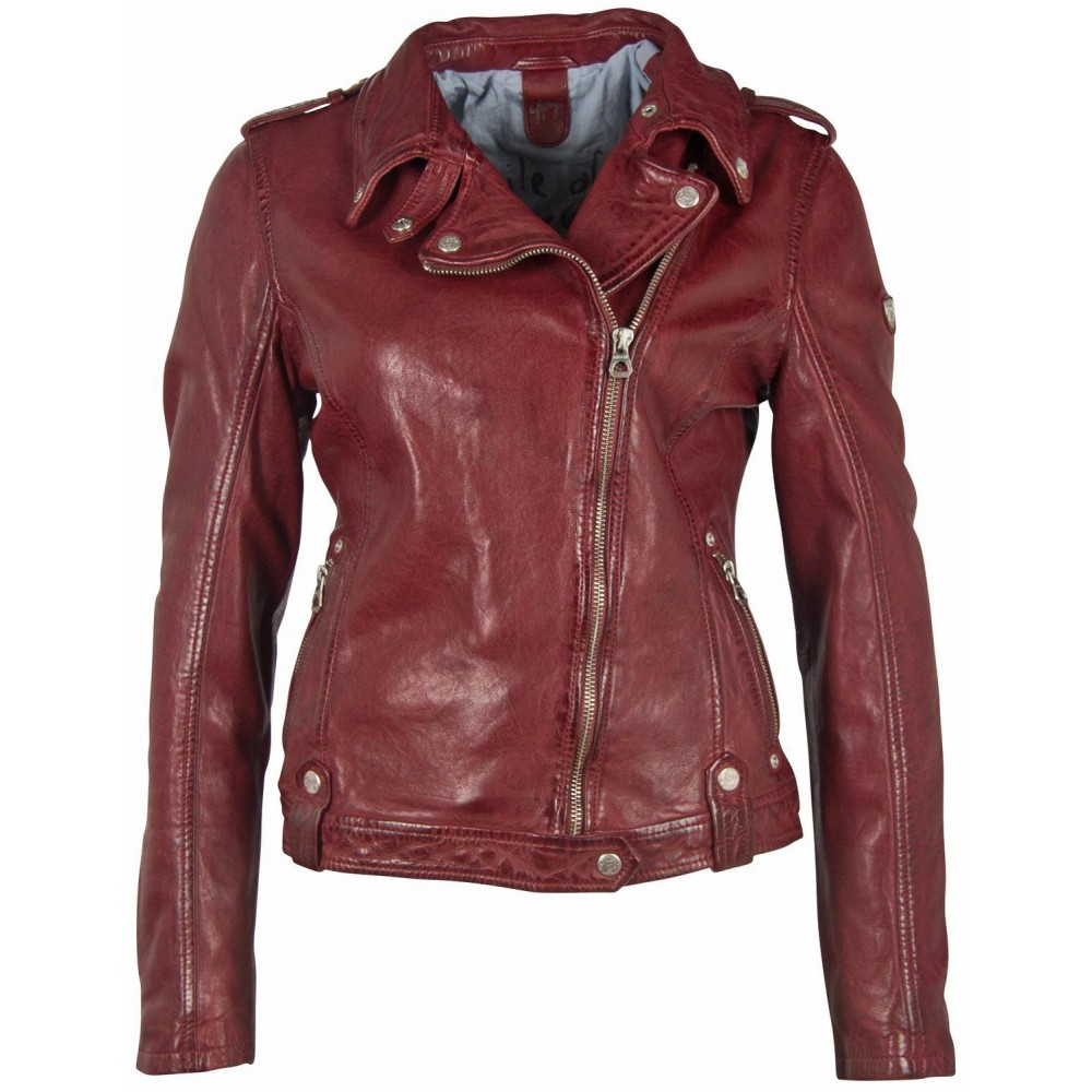 Geaca de Piele Dama Gipsy Visinie GWFancy LDAV Geaca de Piele Dama Gipsy Visinie GWFancy LDAV - readytowear