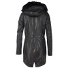 Geaca Lunga de Piele Dama Gipsy Neagra GWJayka NSLONTV geci de piele - readytowear.ro