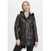 Geaca Lunga de Piele Dama Gipsy Neagra GWJayka NSLONTV geci de piele - readytowear.ro