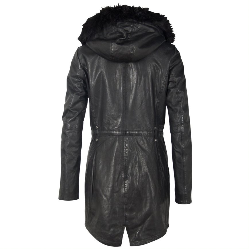 Geaca Lunga de Piele Dama Gipsy Neagra GWJayka NSLONTV – IMBRACAMINTE Geaca Lunga de Piele Dama Gipsy Neagra GWJayka NSLONTV – IMBRACAMINTE