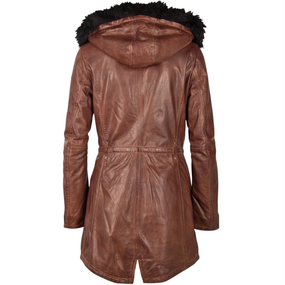Geaca Lunga de Piele Dama Gipsy Maro Inchis GWJayka NSLONTV Geaca Lunga de Piele Dama Gipsy Maro Inchis GWJayka NSLONTV - readytowear.ro