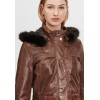 Geaca Lunga de Piele Dama Gipsy Maro Inchis GWJayka NSLONTV Geaca Lunga de Piele Dama Gipsy Maro Inchis GWJayka NSLONTV - readytowear.ro