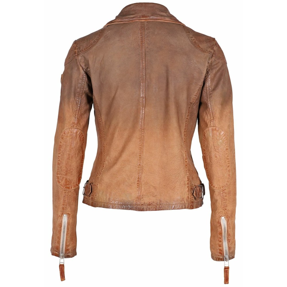 Geaca de Piele Dama Gipsy Maro Antic GWKandy LAMOV geci de piele - readytowear.ro