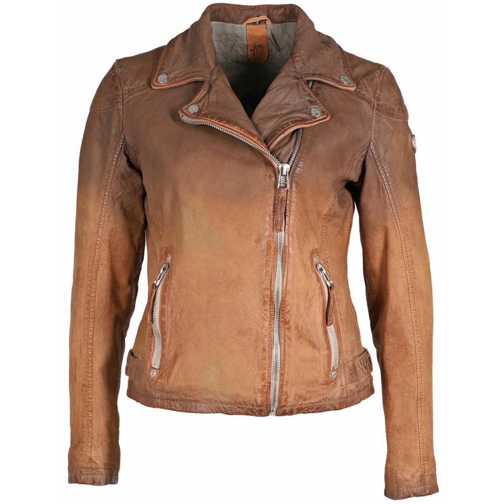 Geaca de Piele Dama Gipsy Maro Antic GWKandy LAMOV - readytowear