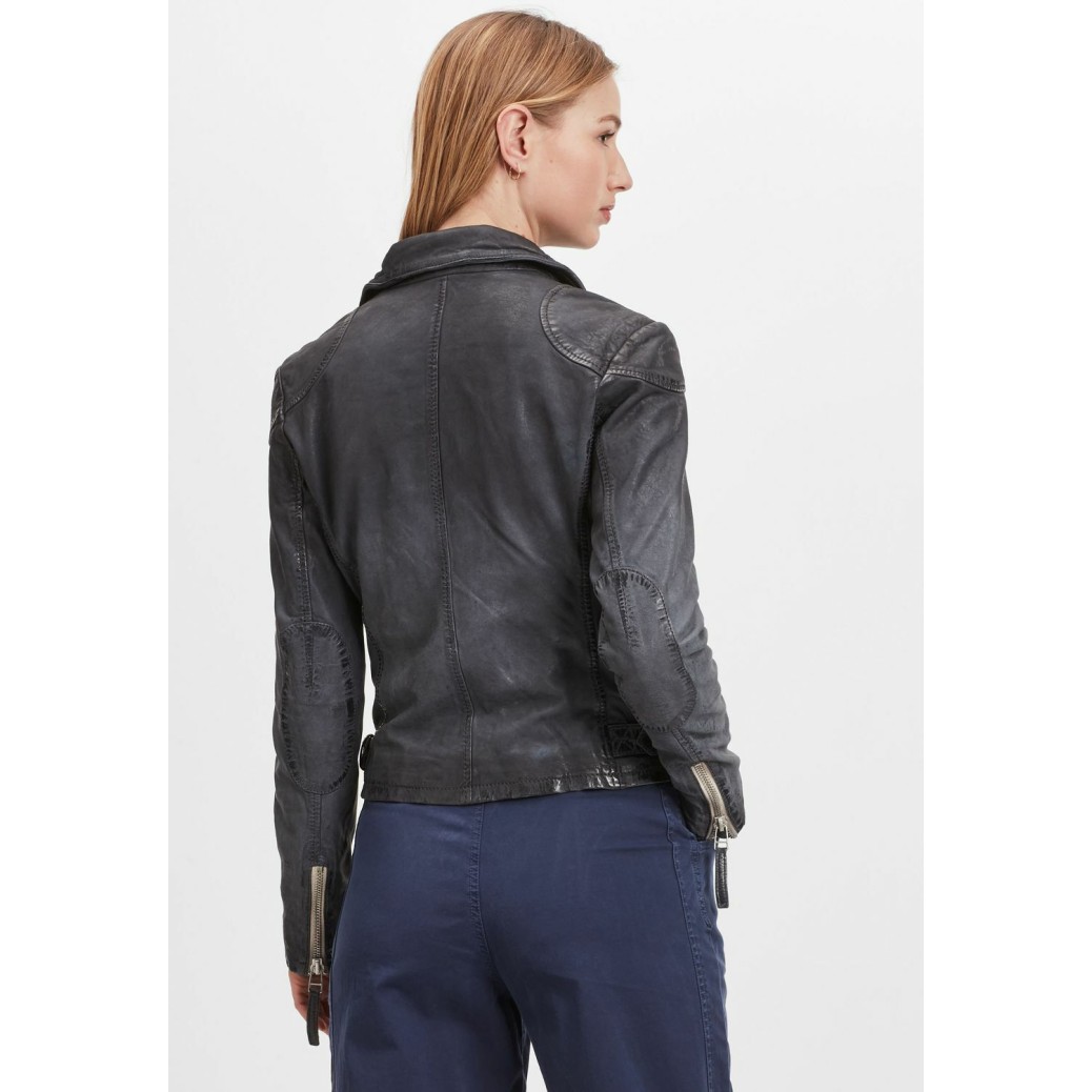 Geaca de Piele Dama Gipsy Bleumarin GWKandy LAMOV – IMBRACAMINTE