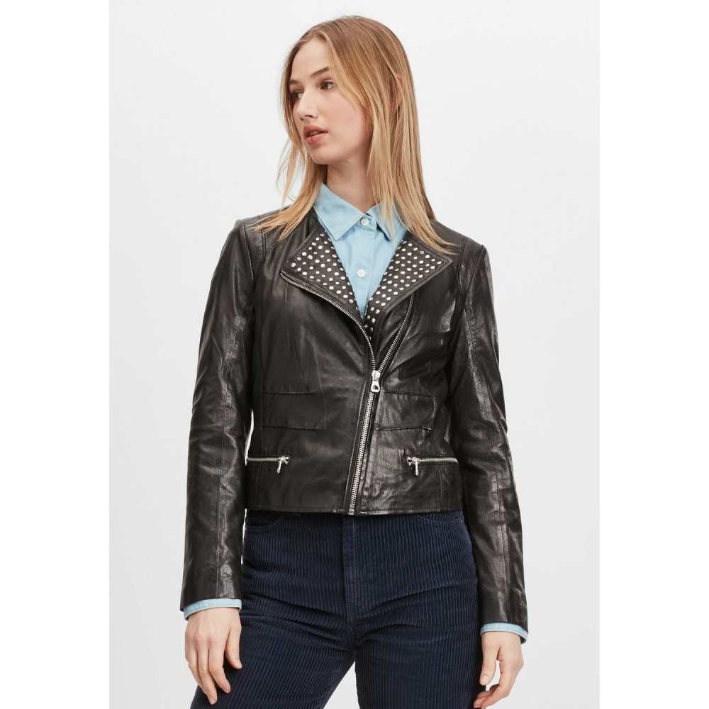 Geaca de Piele Dama Gipsy Neagra GWKrasna LASV Geaca de Piele Dama Gipsy Neagra GWKrasna LASV - readytowear.ro