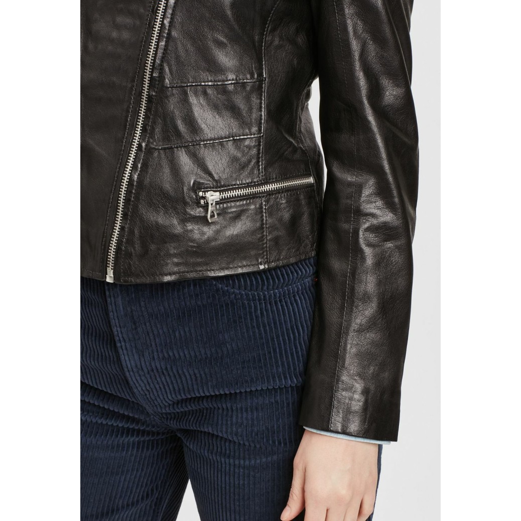 Geaca de Piele Dama Gipsy Neagra GWKrasna LASV – IMBRACAMINTE