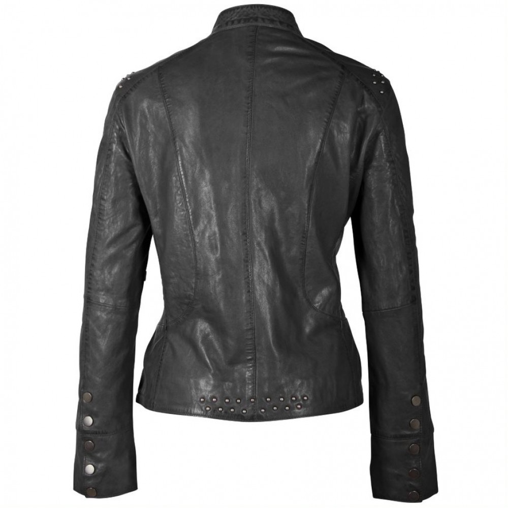 Geaca de Piele Dama Gipsy Neagra GWLely CF NSLONTV Geaca de Piele Dama Gipsy Neagra GWLely CF NSLONTV - readytowear.ro