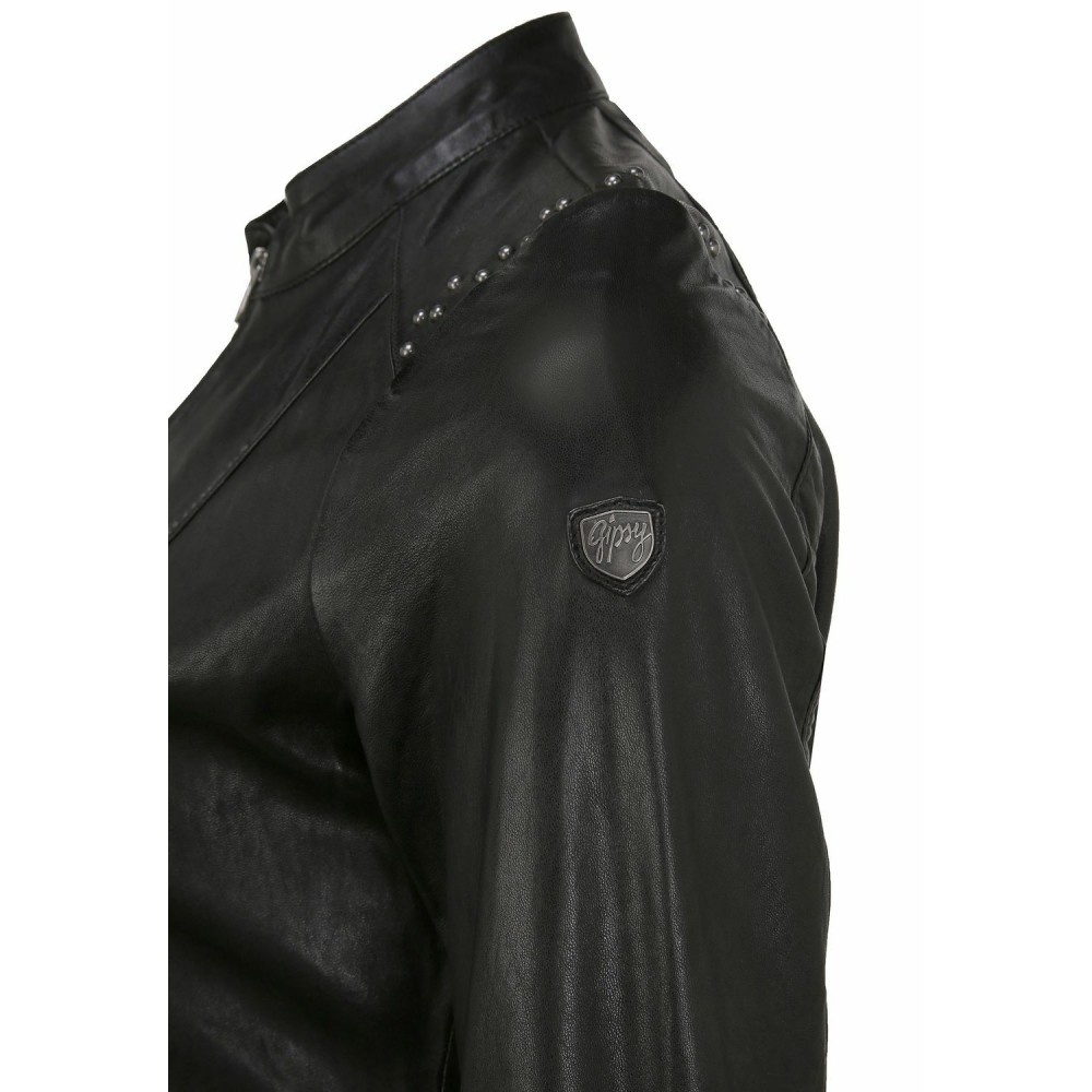 Geaca de Piele Dama Gipsy Neagra GWLely CF NSLONTV Geaca de Piele Dama Gipsy Neagra GWLely CF NSLONTV - readytowear.ro