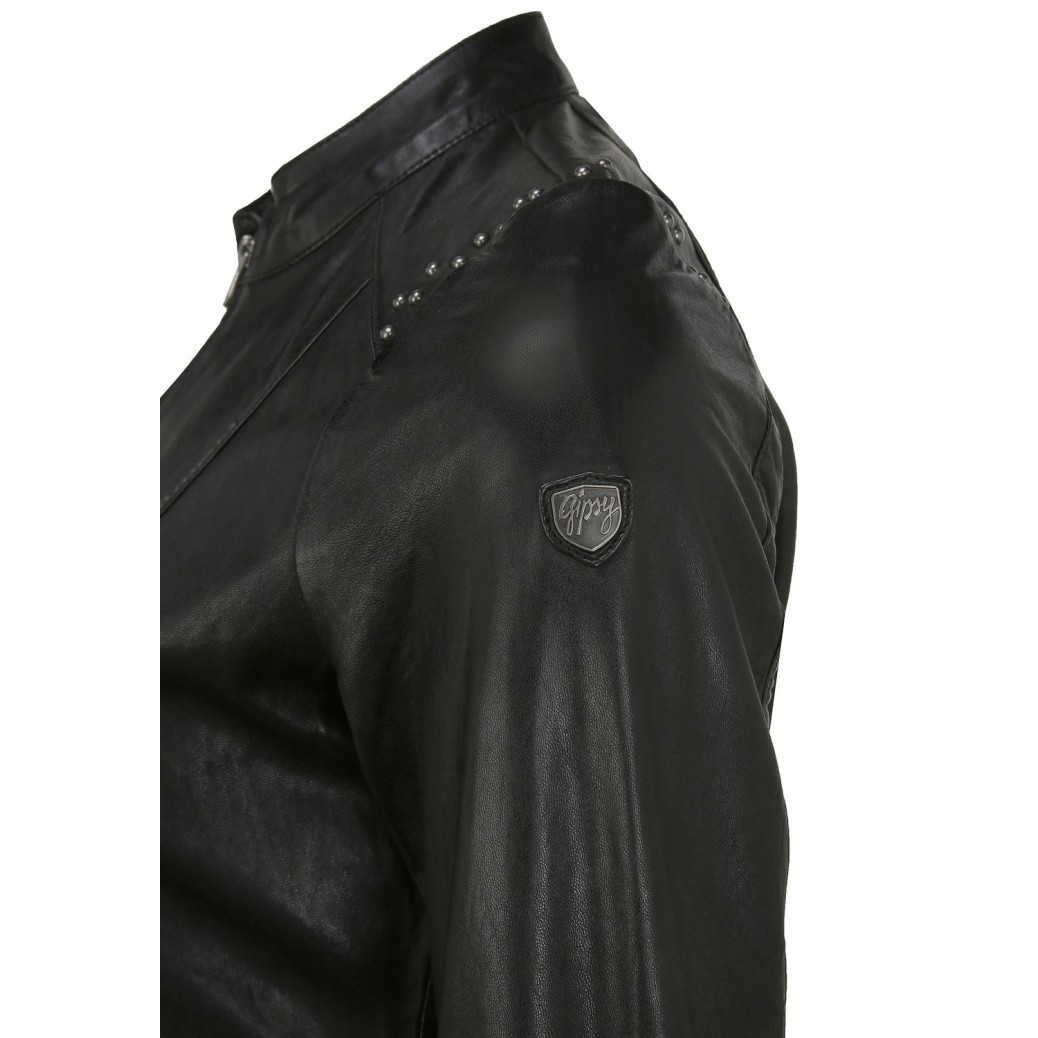 Geaca de Piele Dama Gipsy Neagra GWLely CF NSLONTV – IMBRACAMINTE Geaca de Piele Dama Gipsy Neagra GWLely CF NSLONTV – IMBRACAMINTE