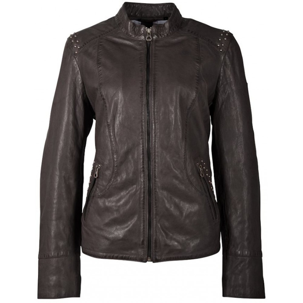 Geaca de Piele Dama Gipsy Neagra GWLely CF NSLONTV Geaca de Piele Dama Gipsy Neagra GWLely CF NSLONTV - readytowear