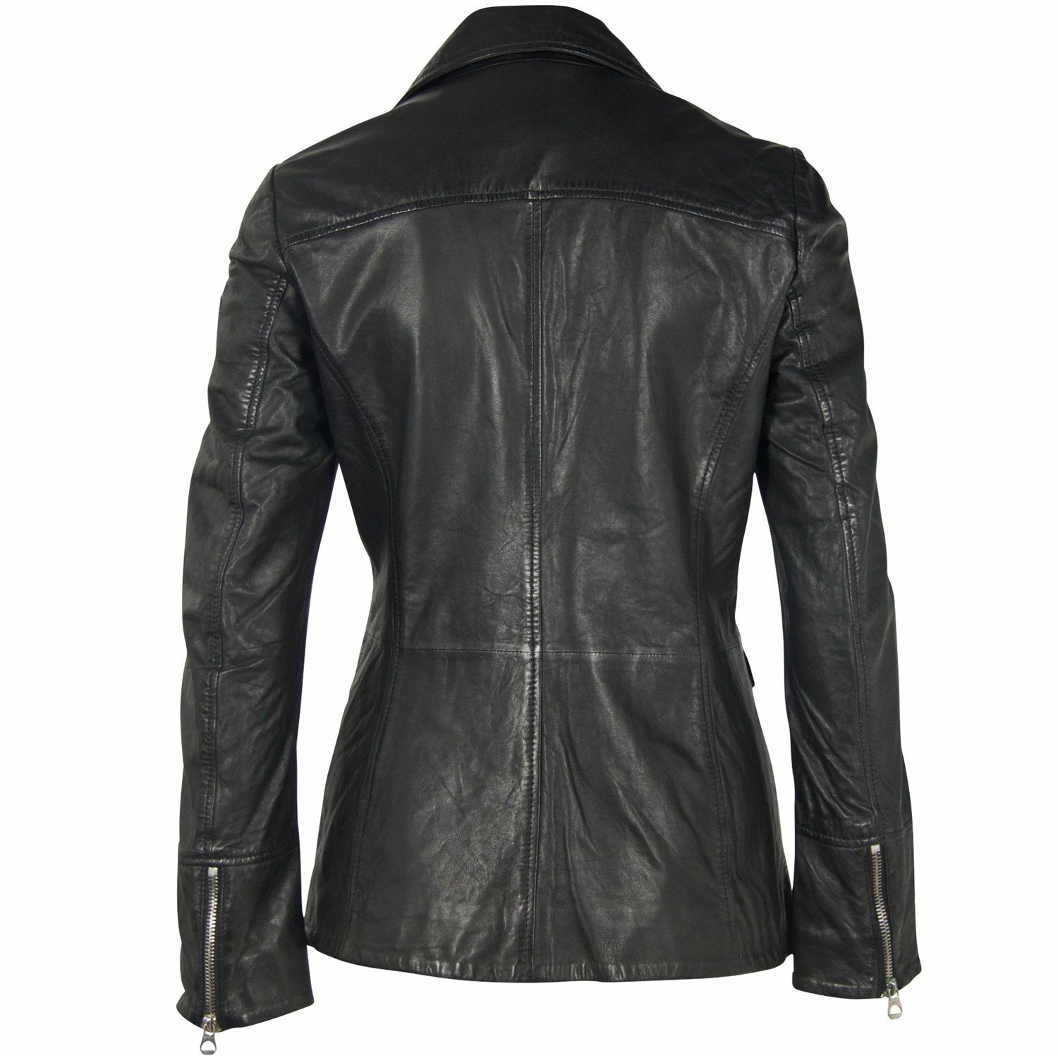 Geaca de Piele Dama Gipsy Neagra GWLony NSLONTV – IMBRACAMINTE