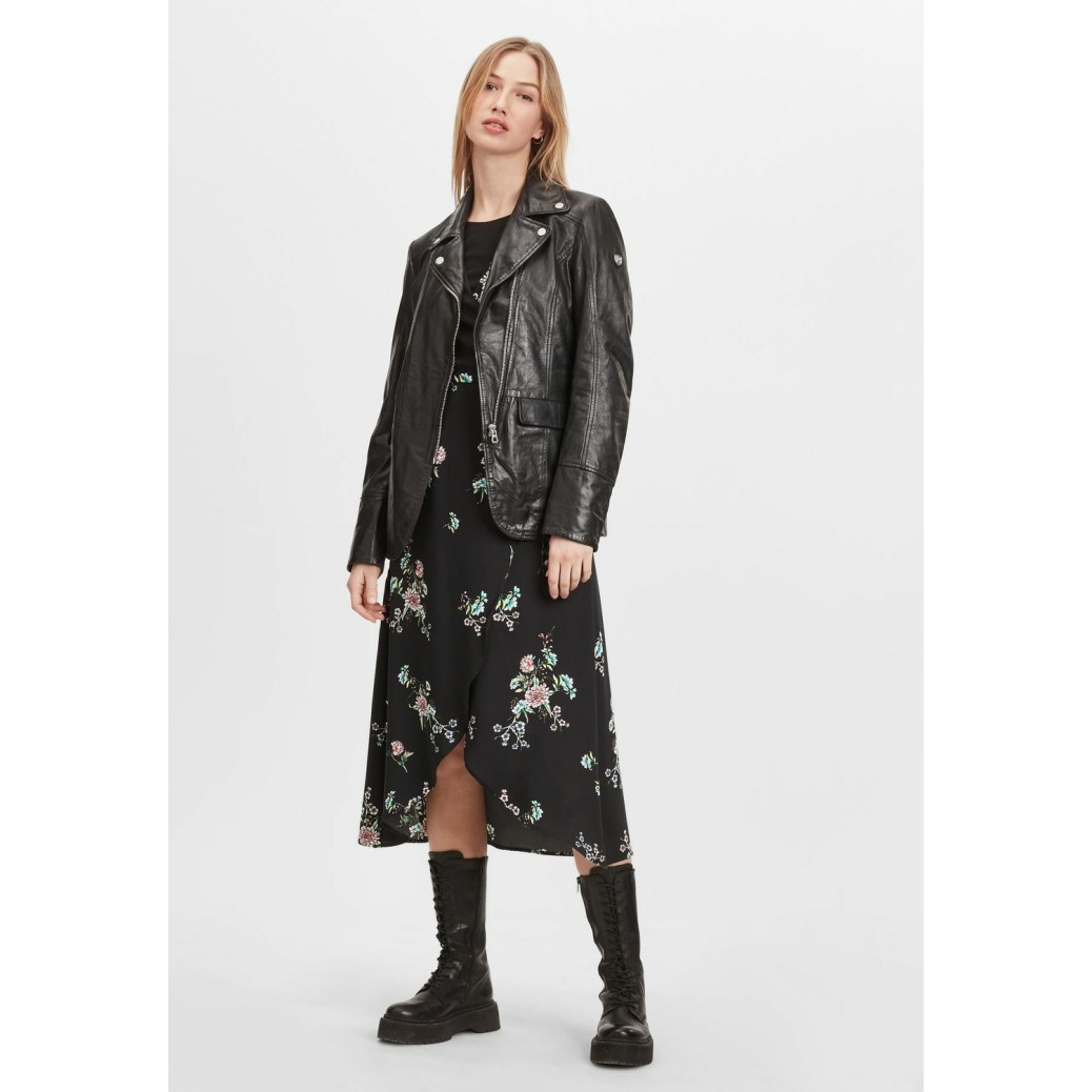 Geaca de Piele Dama Gipsy Neagra GWLony NSLONTV – IMBRACAMINTE