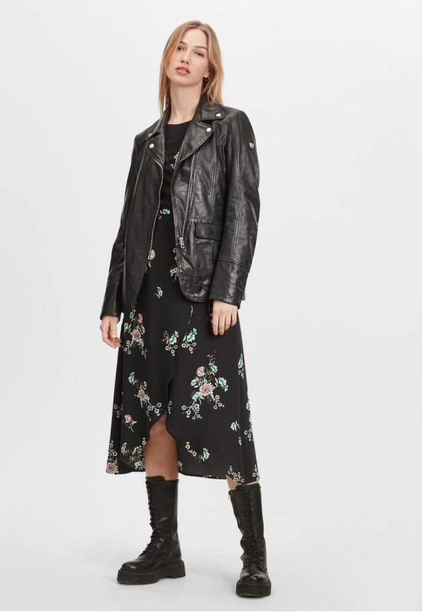 Geaca de Piele Dama Gipsy Neagra GWLony NSLONTV – IMBRACAMINTE — fotografia 3