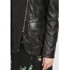Geaca de Piele Dama Gipsy Neagra GWLony NSLONTV geci de piele - readytowear.ro