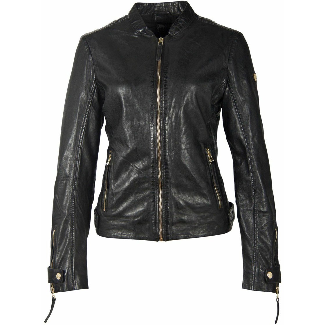 Geaca de Piele Dama Gipsy Neagra GWLuzi LACUV – IMBRACAMINTE Geaca de Piele Dama Gipsy Neagra GWLuzi LACUV – IMBRACAMINTE