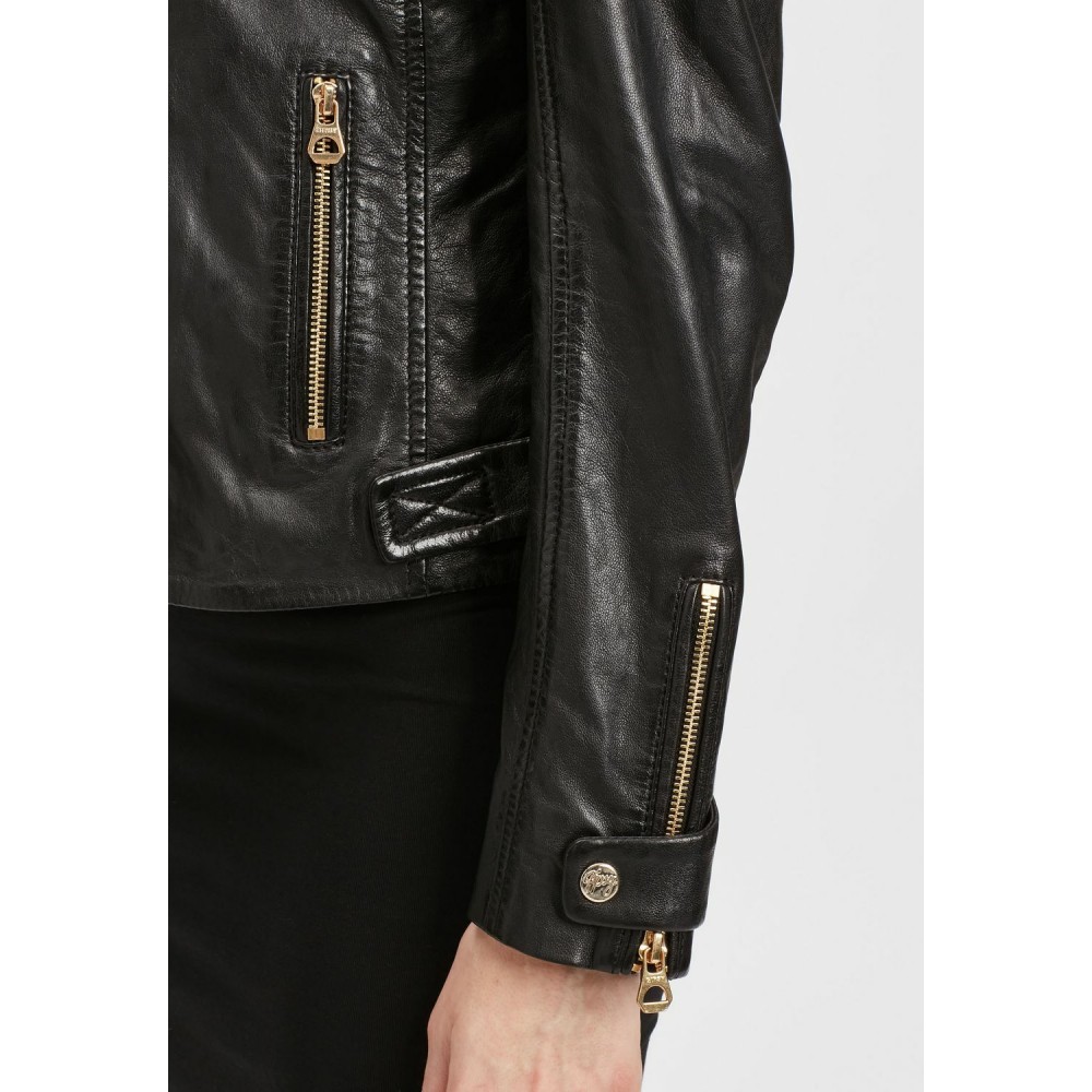 Geaca de Piele Dama Gipsy Neagra GWLuzi LACUV Geaca de Piele Dama Gipsy Neagra GWLuzi LACUV - readytowear.ro