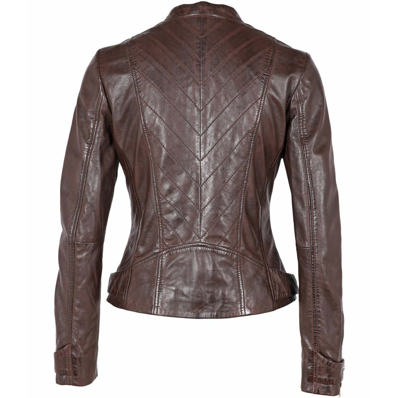 Geaca de Piele Naturala Dama Gipsy Maro Inchis GWLuzi LACUV – IMBRACAMINTE Geaca de Piele Naturala Dama Gipsy Maro Inchis GWLuzi LACUV – IMBRACAMINTE