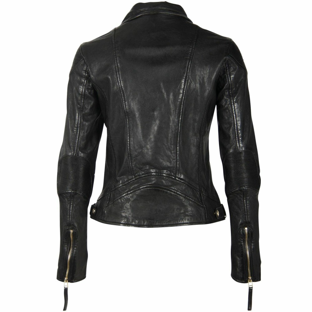 Geaca de Piele Naturala Dama Gipsy Neagra GWRaizel LACAV Geaca de Piele Naturala Dama Gipsy Neagra GWRaizel LACAV - readytowear.ro