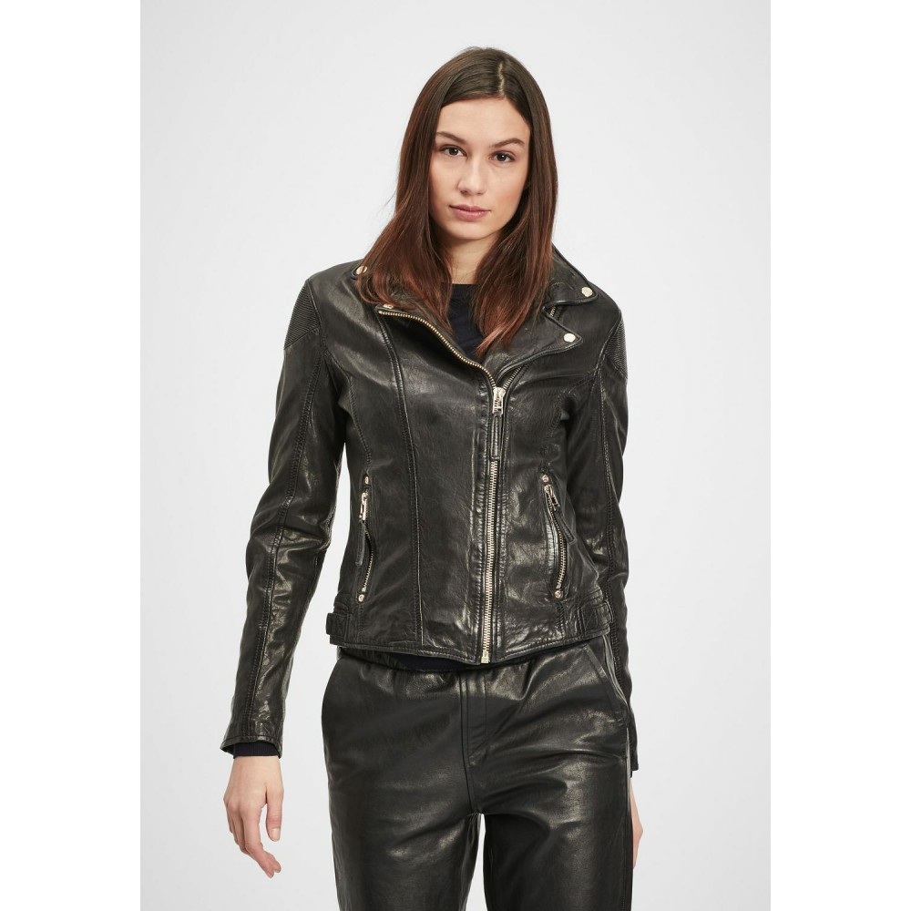 Geaca de Piele Naturala Dama Gipsy Neagra GWRaizel LACAV Geaca de Piele Naturala Dama Gipsy Neagra GWRaizel LACAV - readytowear.ro