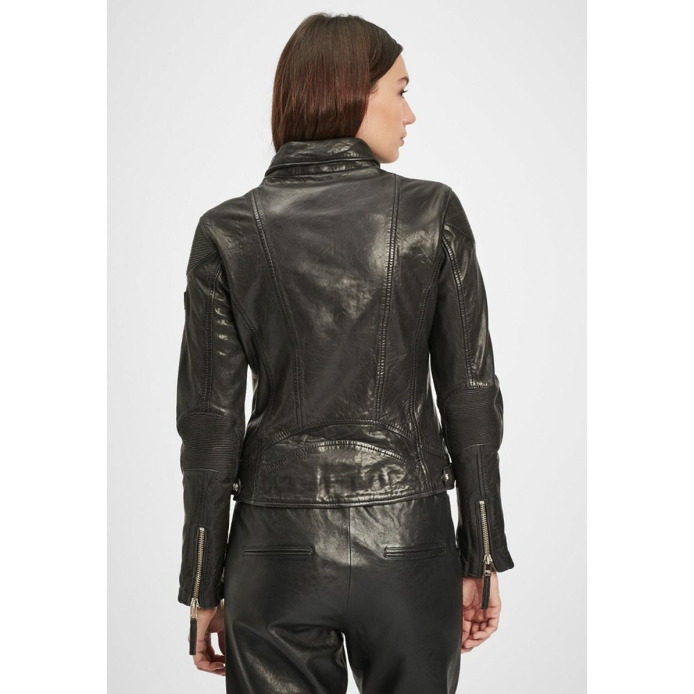 Geaca de Piele Naturala Dama Gipsy Neagra GWRaizel LACAV Geaca de Piele Naturala Dama Gipsy Neagra GWRaizel LACAV - readytowear.ro