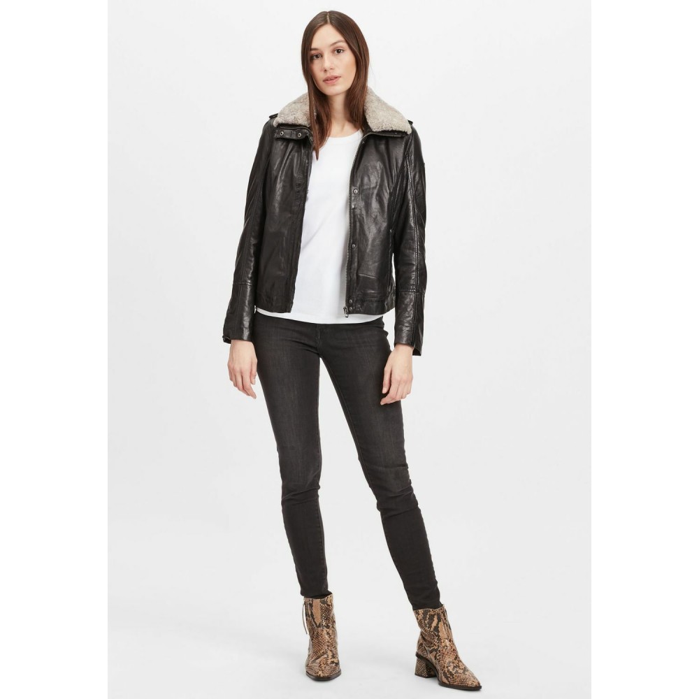 Geaca de Piele Dama Gipsy Neagra GWRelia LASV Geaca de Piele Dama Gipsy Neagra GWRelia LASV - readytowear.ro