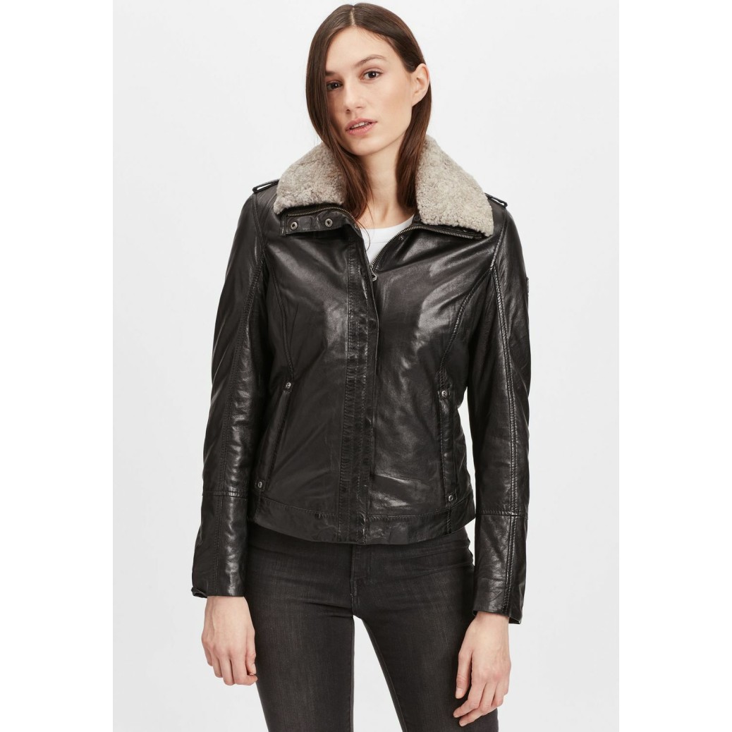 Geaca de Piele Dama Gipsy Neagra GWRelia LASV – IMBRACAMINTE Geaca de Piele Dama Gipsy Neagra GWRelia LASV – IMBRACAMINTE