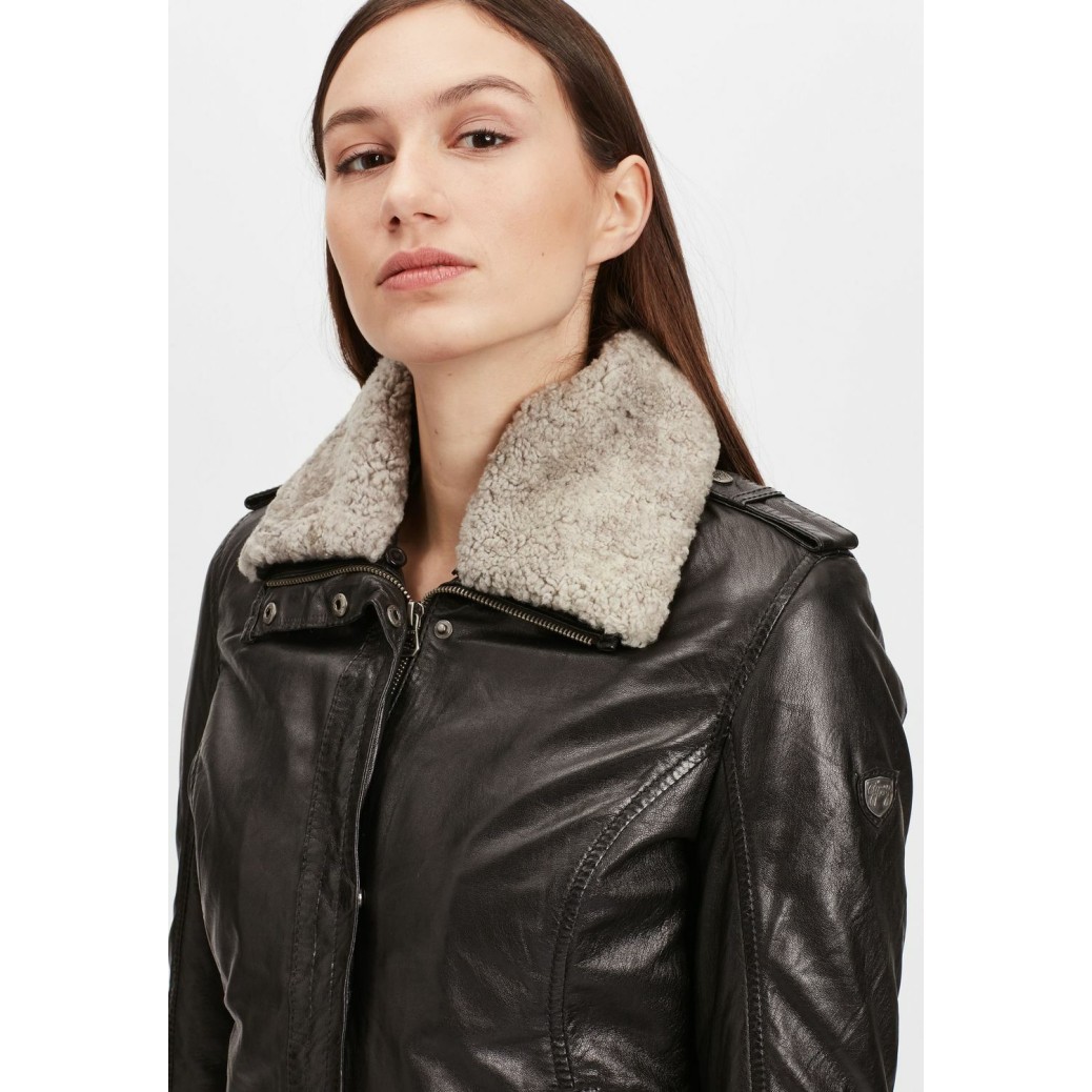 Geaca de Piele Dama Gipsy Neagra GWRelia LASV – IMBRACAMINTE Geaca de Piele Dama Gipsy Neagra GWRelia LASV – IMBRACAMINTE