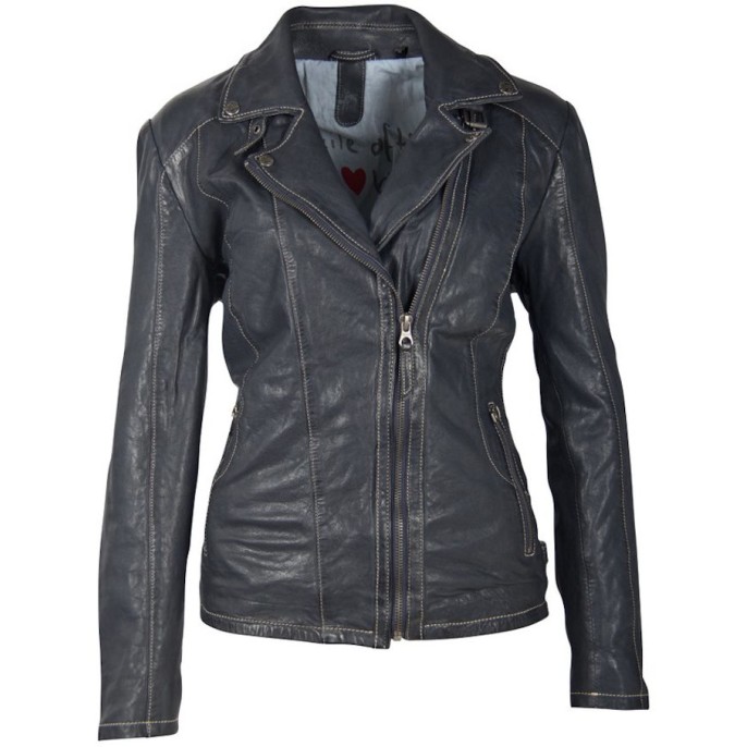 Geaca de Piele Dama Gipsy Albastru Denim GWRozy CF NSLONTV – IMBRACAMINTE