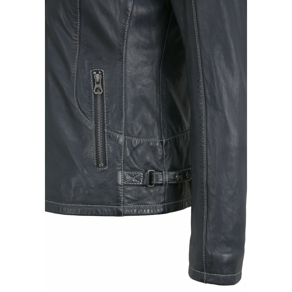 Geaca de Piele Dama Gipsy Albastru Denim GWRozy CF NSLONTV geci de piele - readytowear.ro