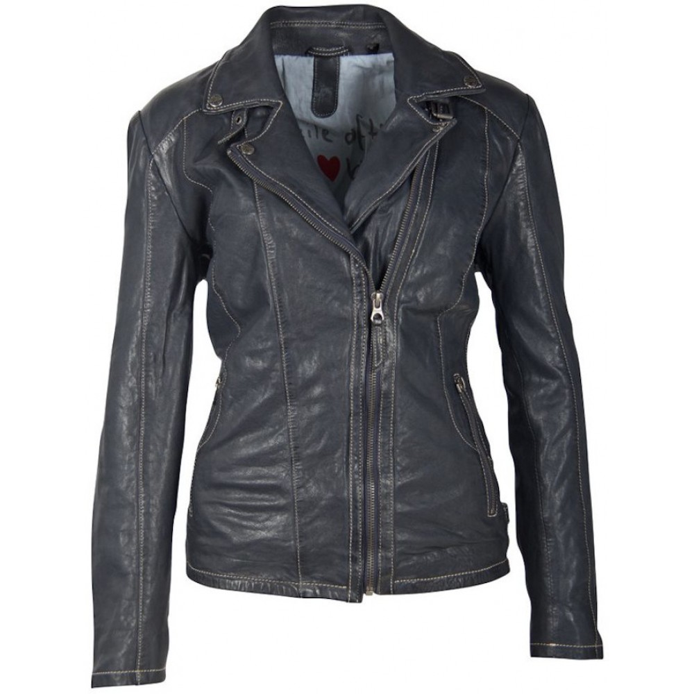 Geaca de Piele Dama Gipsy Albastru Denim GWRozy CF NSLONTV Geaca de Piele Dama Gipsy Albastru Denim GWRozy CF NSLONTV - readytowear