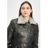 Geaca de Piele Dama Gipsy Neagra GWSanja LAHOV geci de piele - readytowear.ro