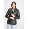 Geaca de Piele Dama Gipsy Neagra GWSanja LAHOV geci de piele - readytowear.ro