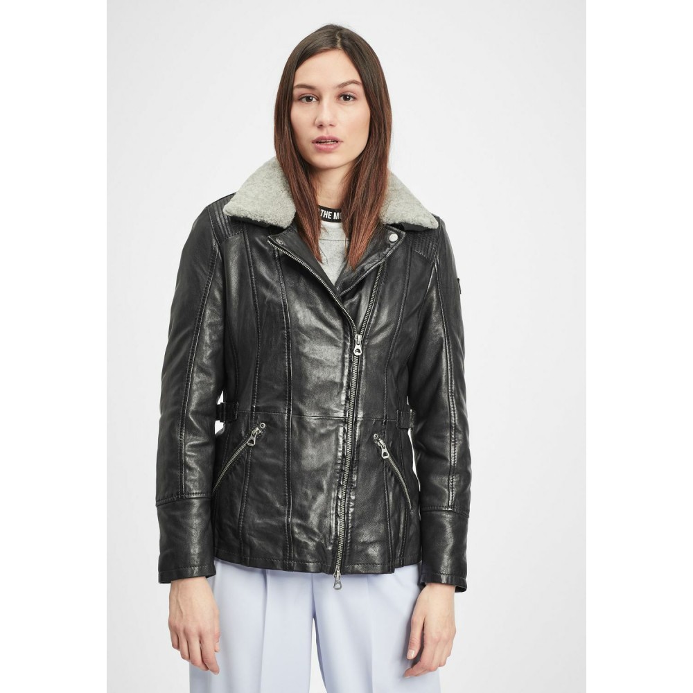 Geaca de Piele Dama Gipsy Neagra GWSanja LAHOV Geaca de Piele Dama Gipsy Neagra GWSanja LAHOV - readytowear.ro
