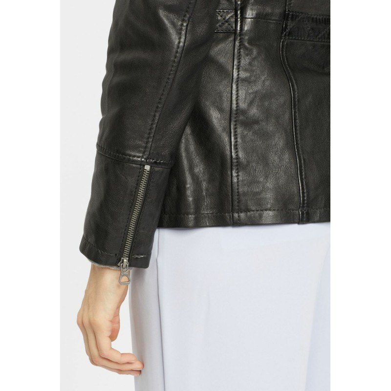 Geaca de Piele Dama Gipsy Neagra GWSanja LAHOV – IMBRACAMINTE Geaca de Piele Dama Gipsy Neagra GWSanja LAHOV – IMBRACAMINTE